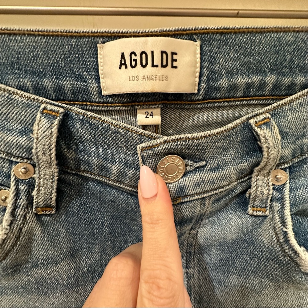 Agolde Light Blue Women's Skinny Jeans